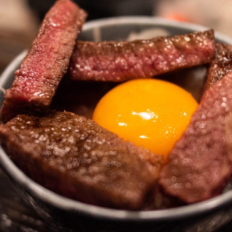 Special steak donburi