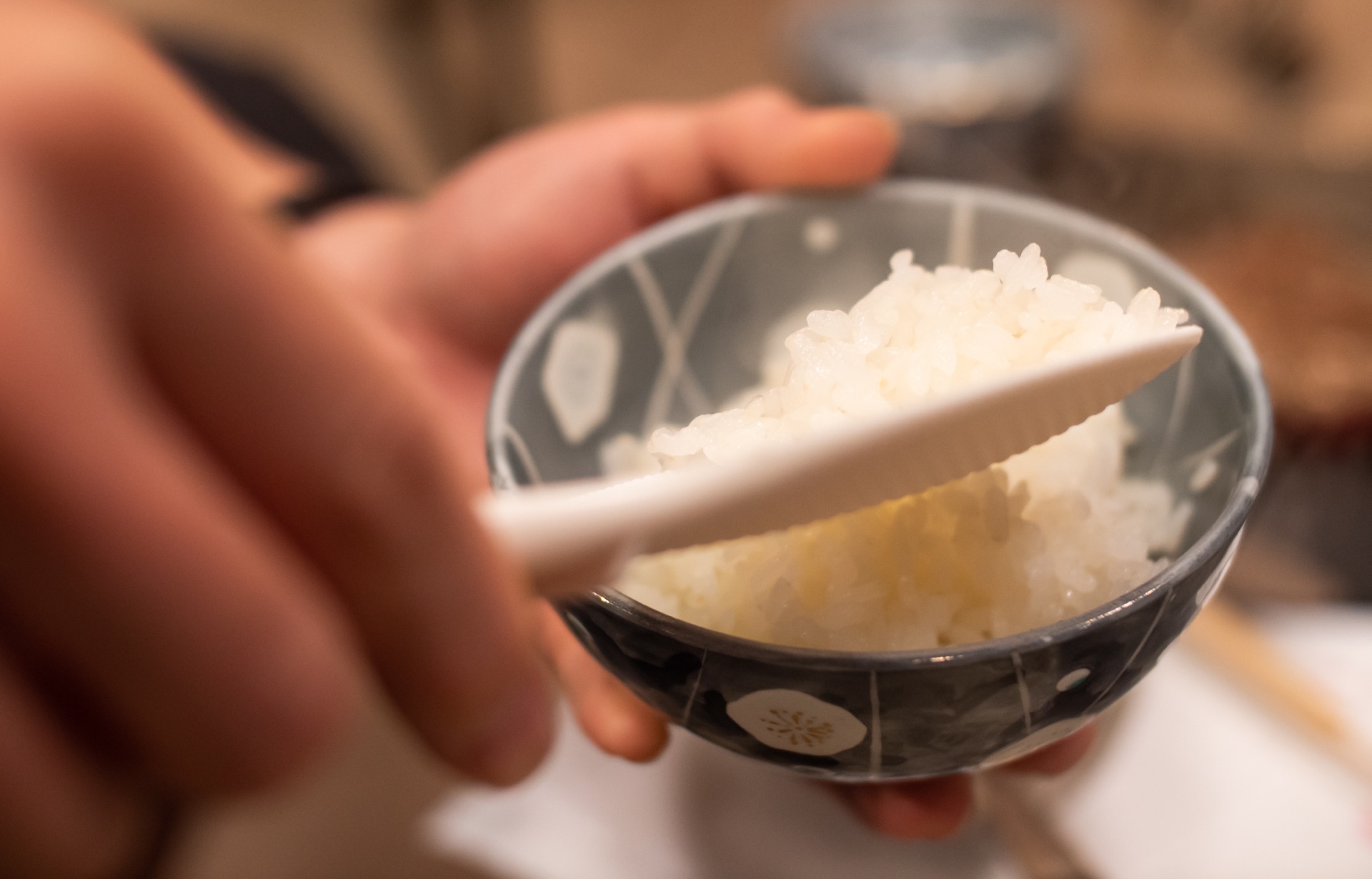 松川館近くの湧き水で育てられたミルキークイーンのお米