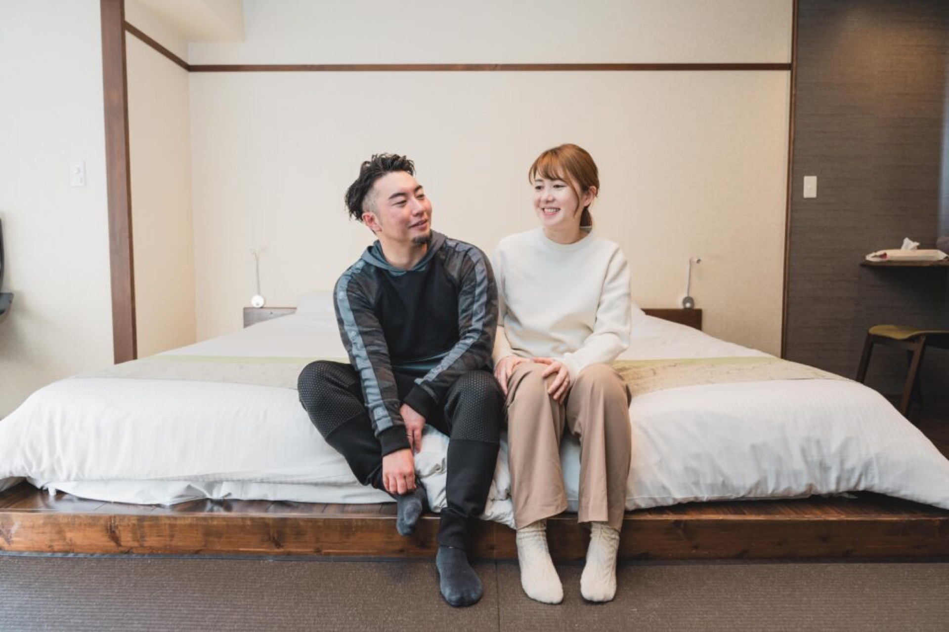 나무 향기에 감싸인 마츠카와칸 관내